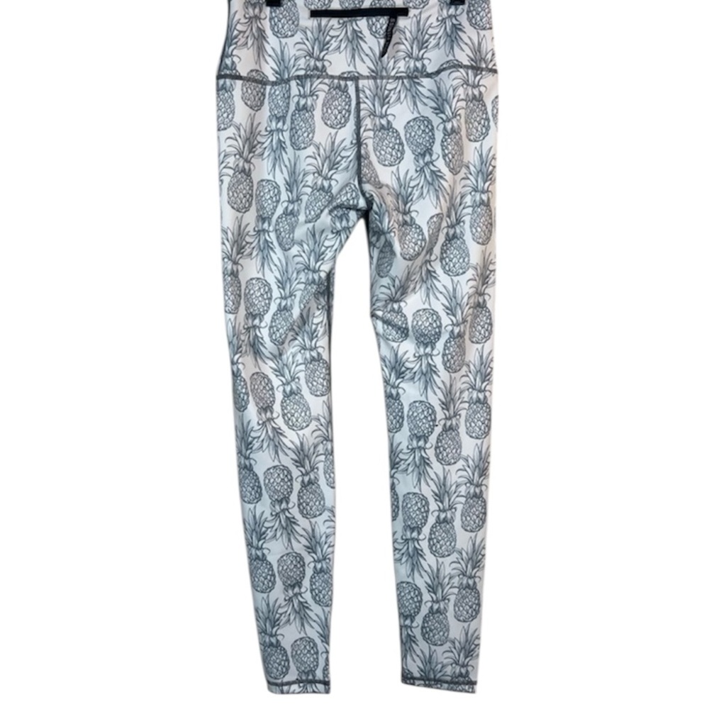 Love Fitness Pineapplee Legging Full Length White Size Small - Picture 3 of 5